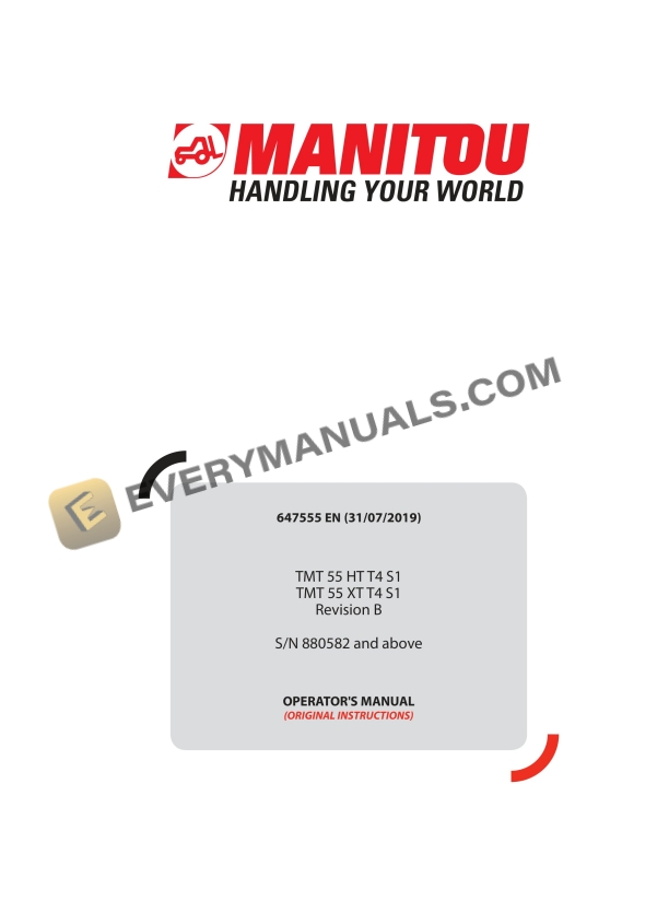 manitou tmt 55 ht t4 s1 revision b tmt 55 xt t4 s1 revision b operator manual 647555en 1
