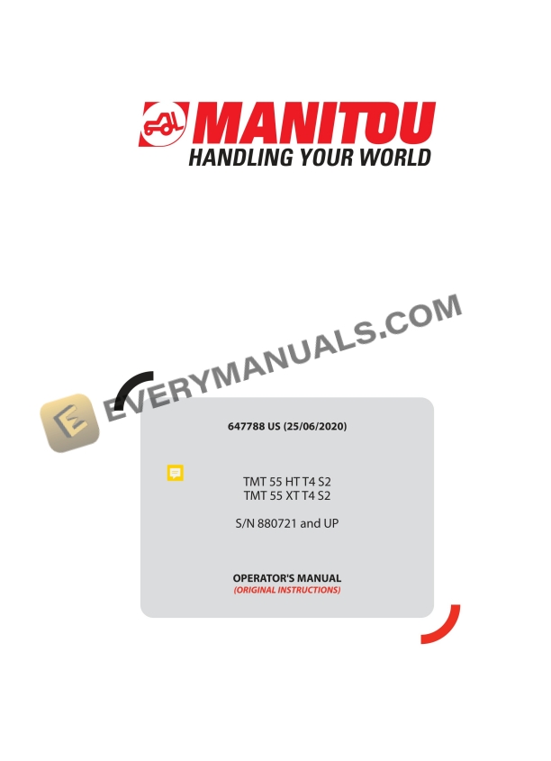 manitou tmt 55 ht t4 s2 tmt 55 xt t4 s2 operator manual 647788 us 1