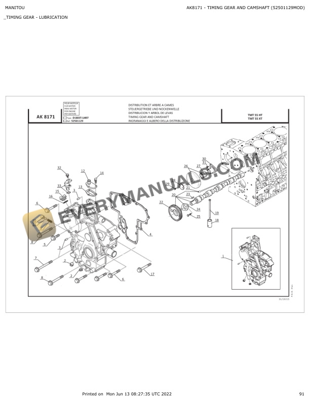 Manitou TMT 55 HT, TMT 55 XT Parts Manual 647555 6 Manitou TMT 55 HT, TMT 55 XT Parts Manual 647555 - Image 4
