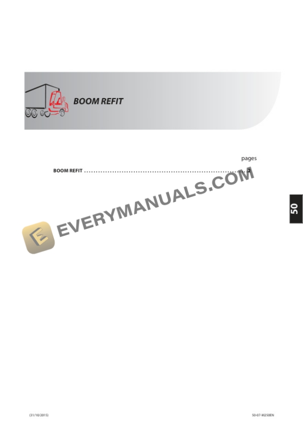 Manitou TMT 55 HT XT Hydrostatic Serie 1 Repair Manual 647556EN 6 Manitou TMT 55 HT XT Hydrostatic Serie 1 Repair Manual 647556EN - Image 4