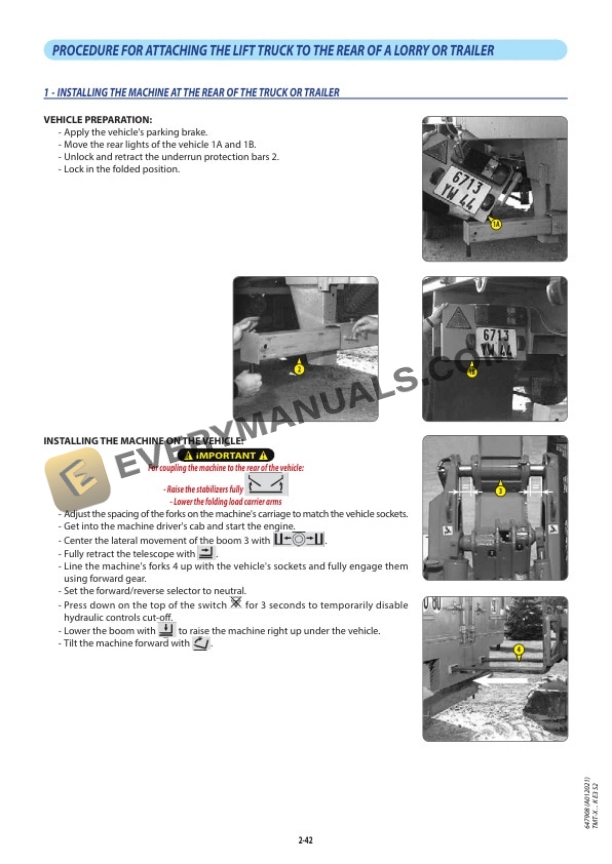 Manitou TMT-X 25 S K E3 S2, TMT-X 25 S 4W K E3 S2 Operator Manual 647908EN-USM2A012021 6 Manitou TMT-X 25 S K E3 S2, TMT-X 25 S 4W K E3 S2 Operator Manual 647908EN-USM2A012021 - Image 4