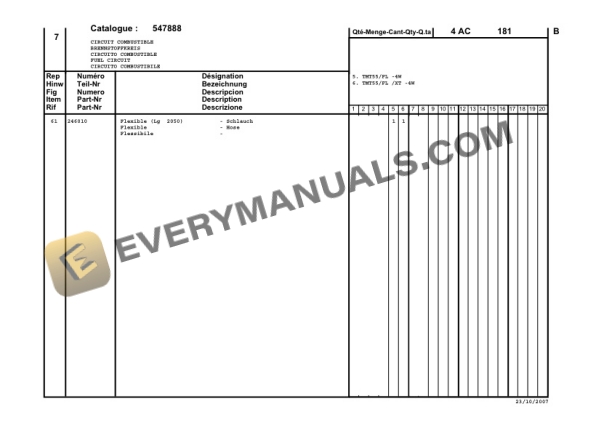 Manitou TMT55-4W S1-E2, TMT55 FL-4W S1-E2, TMT55 XT-4W S1-E2 Parts Manual 809819D-2