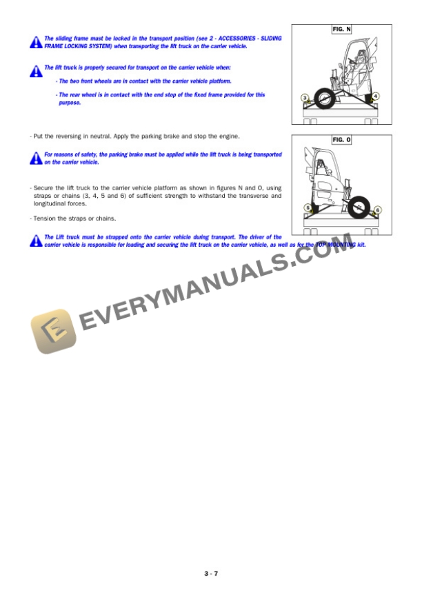 Manitou Top Mounting Operator Manual 647066EN-5