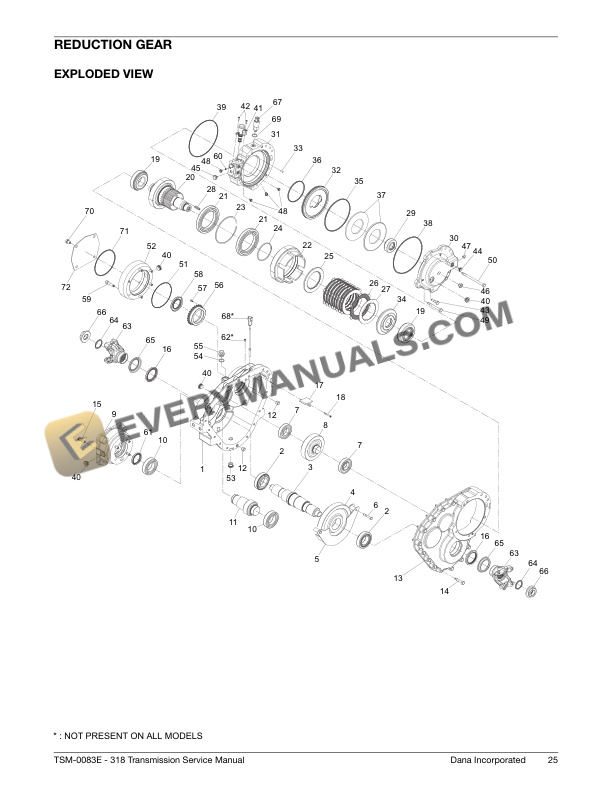 Manitou Type 318 Dana Gearbox Repair Manual 647526EN 5 Manitou Type 318 Dana Gearbox Repair Manual 647526EN - Image 3