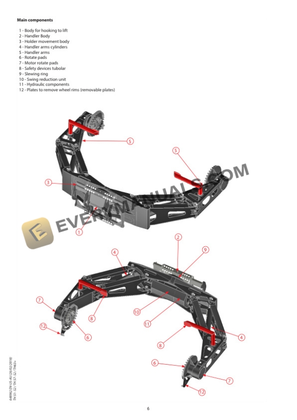 Manitou TYRE HANDLER TH 51-3500, TH 57-6000, TH 63-12000 Operator Manual 648962 EN-US-AU-2