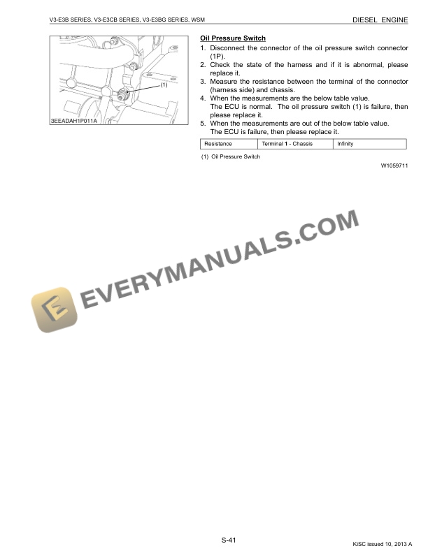 Manitou V3600 Euro 3 Engine Repair Manual 647049EN-4