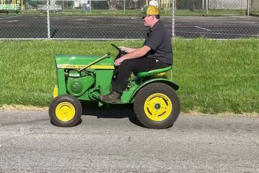 John Deere Garden Tractor History: 60+ Years of Innovation 2 John Deere Model 110 tractor