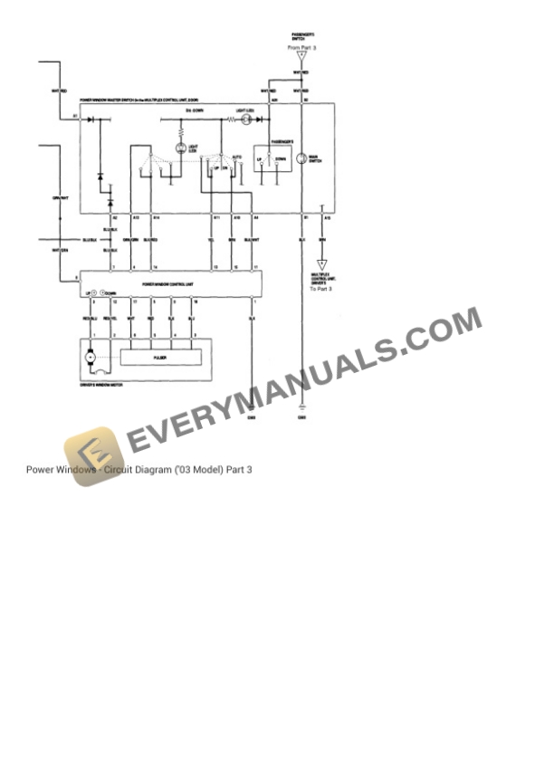 Acura 3.2CL 2003 Electrical Diagrams V6-3.2L SOHC-2