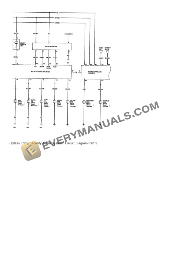 Acura 3.2TL 2002 Electrical Diagrams V6-3.2L SOHC-4