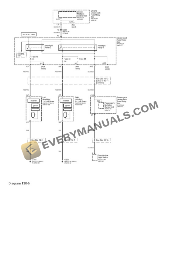 Acura 3.2TL 2002 Electrical Diagrams V6-3.2L SOHC-5
