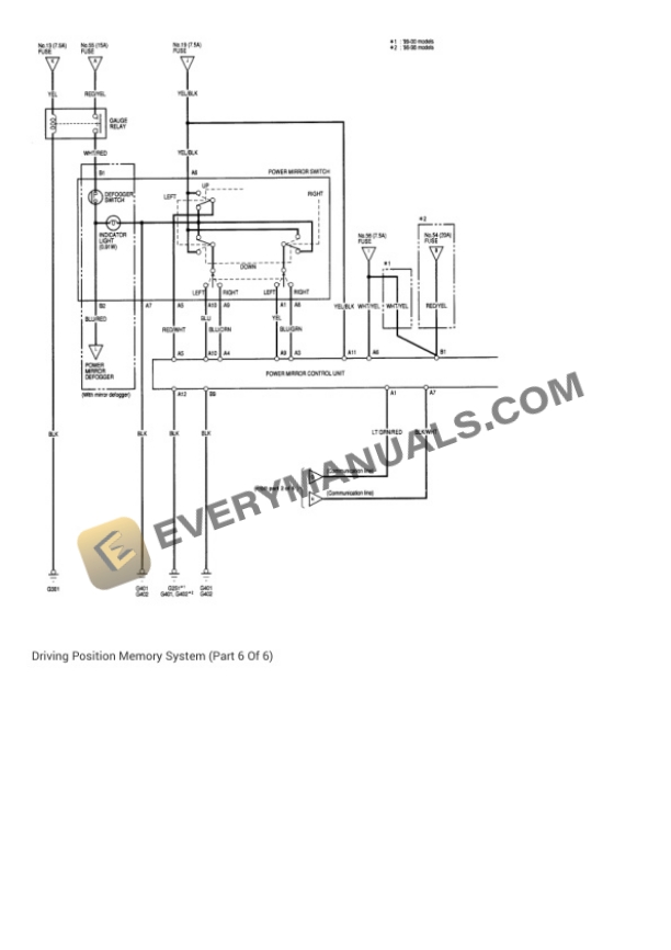 Acura 3.5RL 2002 Electrical Diagrams V6-3474cc 3.5L-5