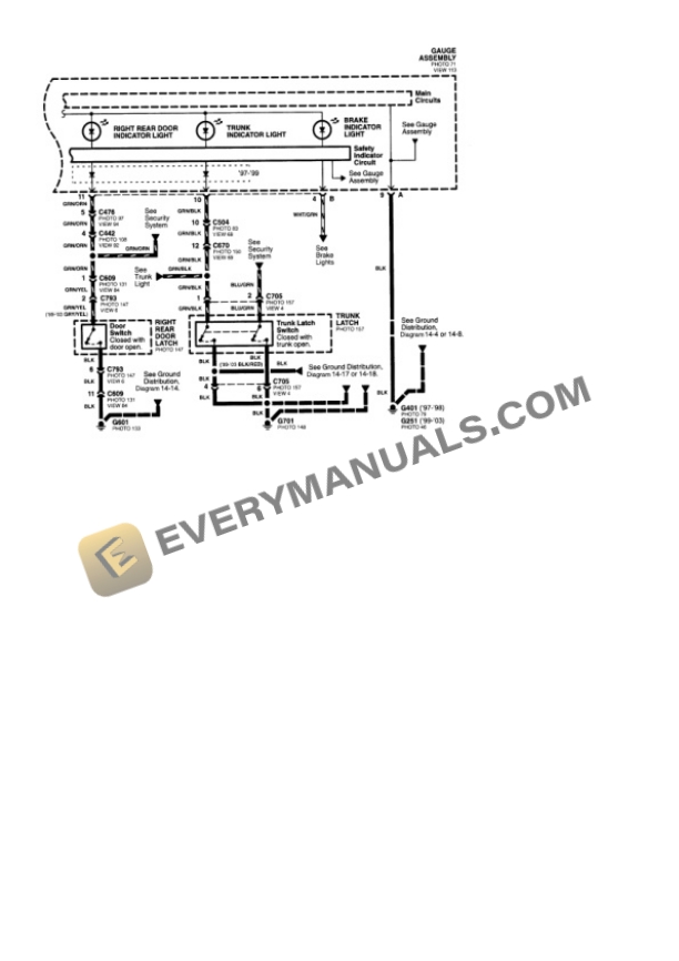 Acura 3.5RL 2003 Electrical Diagrams V6-3474cc 3.5L 5 Acura 3.5RL 2003 Electrical Diagrams V6-3474cc 3.5L - Image 3