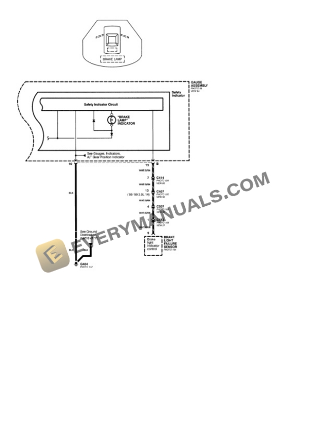 Acura CL 1997 Electrical Diagrams V6-3.0L SOHC (VTEC) 7 Acura CL 1997 Electrical Diagrams V6-3.0L SOHC (VTEC) - Image 5