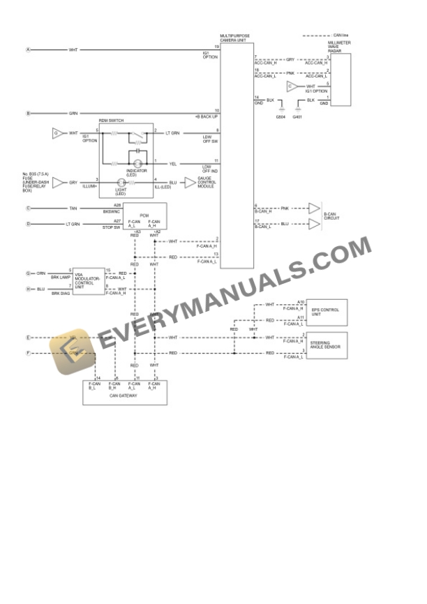 Acura ILX 2021 Electrical Diagrams L4-2.4L (K24V7) 5 Acura ILX 2021 Electrical Diagrams L4-2.4L (K24V7) - Image 3