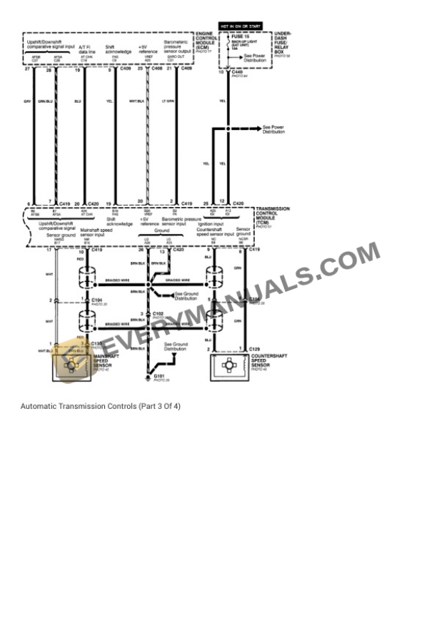 Acura Integra GS Coupe 1997 Electrical Diagrams L4-1834cc 1.8L DOHC MFI 4 Acura Integra GS Coupe 1997 Electrical Diagrams L4-1834cc 1.8L DOHC MFI - Image 2
