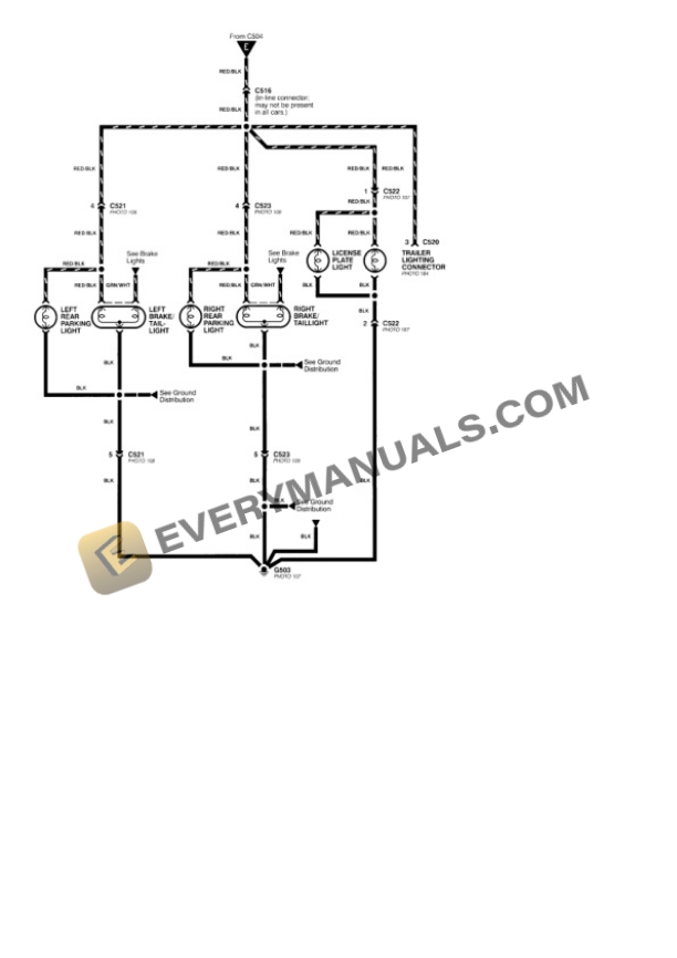 Acura Integra (RS, LS) 1995 Electrical Diagrams L4-1834cc 1.8L DOHC PFI 6 Acura Integra (RS, LS) 1995 Electrical Diagrams L4-1834cc 1.8L DOHC PFI - Image 4