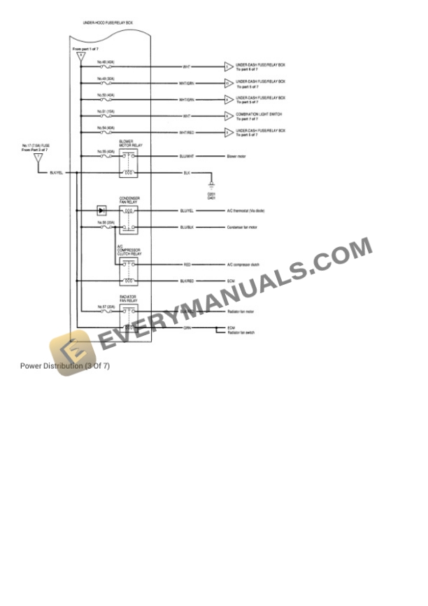 Acura Integra Type R Coupe 1998 Electrical Diagrams L4-1797cc 1.8L DOHC (VTEC) MFI 7 Acura Integra Type R Coupe 1998 Electrical Diagrams L4-1797cc 1.8L DOHC (VTEC) MFI - Image 5