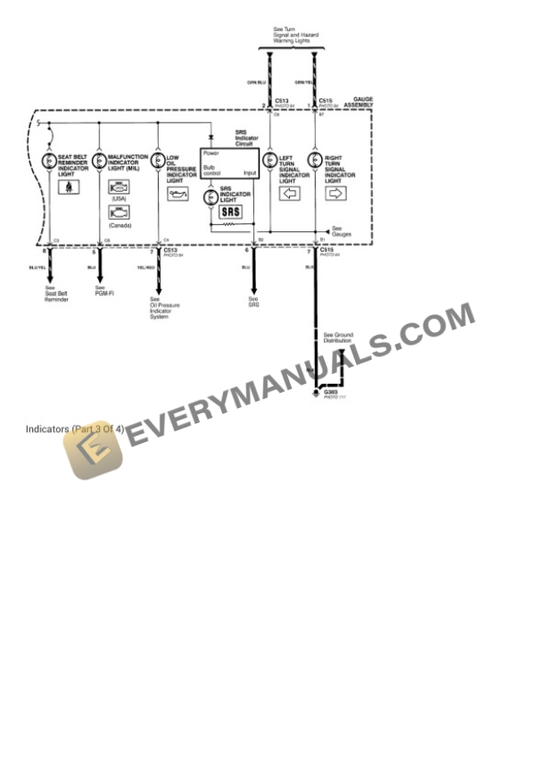 Acura Legend Sedan 1995 Electrical Diagrams V6-3206cc 3.2L SOHC FI 4 Acura Legend Sedan 1995 Electrical Diagrams V6-3206cc 3.2L SOHC FI - Image 2