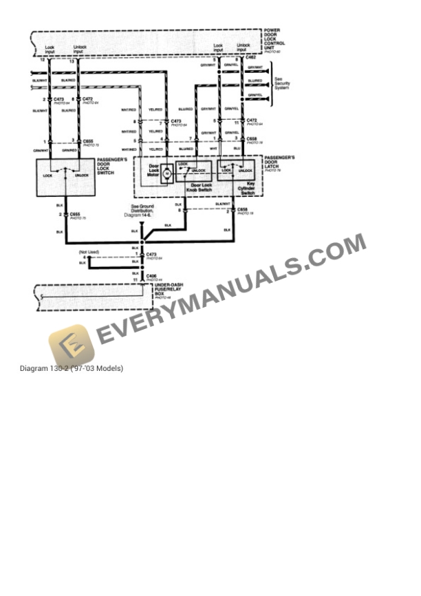 Acura NSX 1999 Electrical Diagrams V6-3.0L DOHC (VTEC) 7 Acura NSX 1999 Electrical Diagrams V6-3.0L DOHC (VTEC) - Image 5