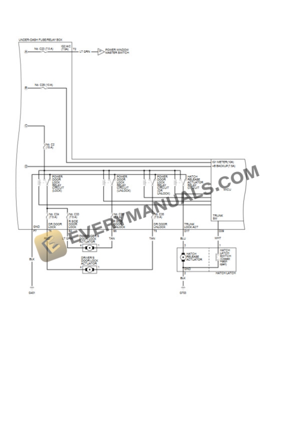 Acura NSX 2017 Electrical Diagrams V6-3.5L Turbo (JNC1) Hybrid-3