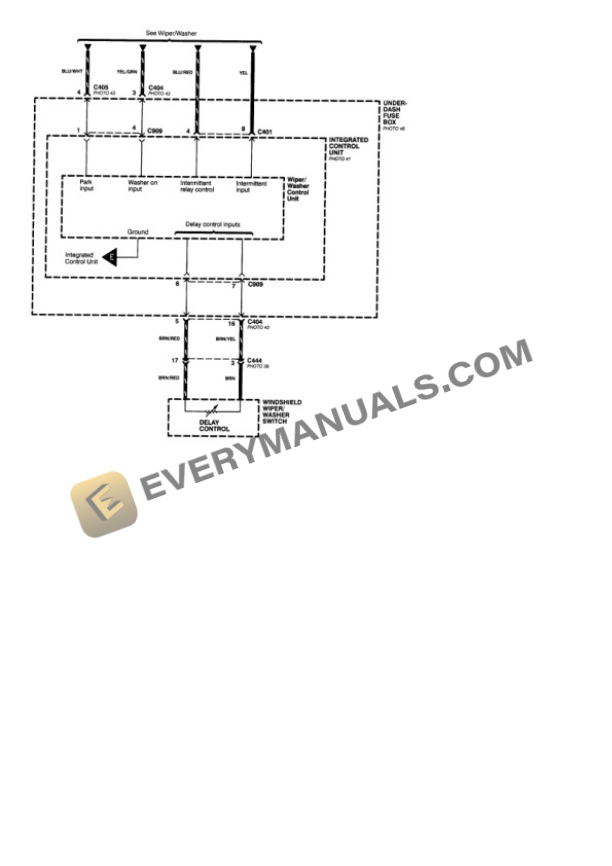 Acura NSX-T 1997 Electrical Diagrams V6-3.2L DOHC (VTEC) 6 Acura NSX-T 1997 Electrical Diagrams V6-3.2L DOHC (VTEC) - Image 4