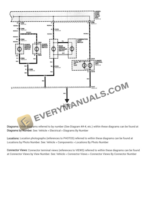 Acura NSX-T 1998 Electrical Diagrams V6-3.0L DOHC (VTEC) 6 Acura NSX-T 1998 Electrical Diagrams V6-3.0L DOHC (VTEC) - Image 4