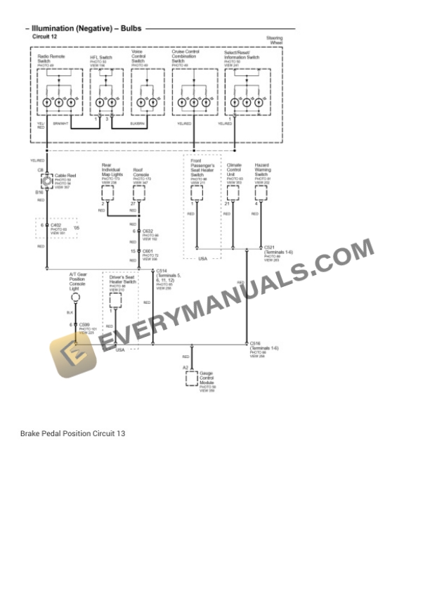 Acura RL 2005 Electrical Diagrams V6-3.5L-2
