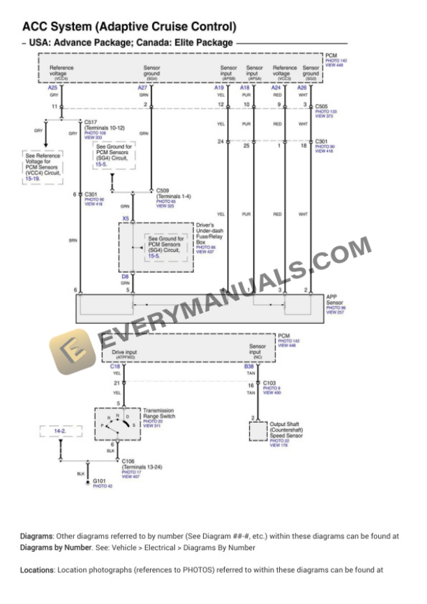 Acura RL 2011 Electrical Diagrams V6-3.7L-4