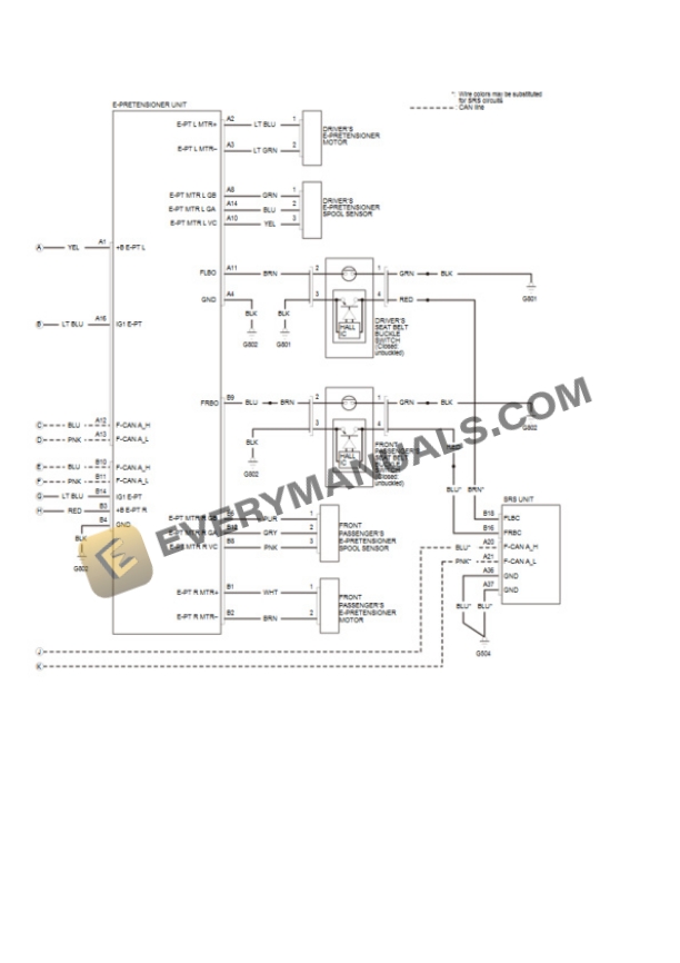 Acura RLX FWD 2014 Electrical Diagrams V6-3.5L (J35Y4) 5 Acura RLX FWD 2014 Electrical Diagrams V6-3.5L (J35Y4) - Image 3