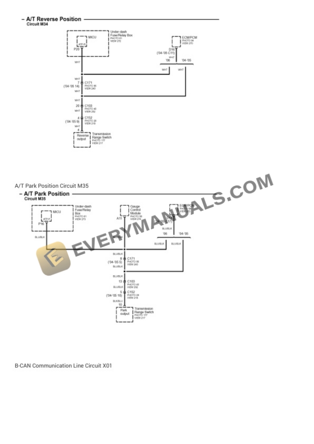 Acura TL 2005 Electrical Diagrams V6-3.2L-2