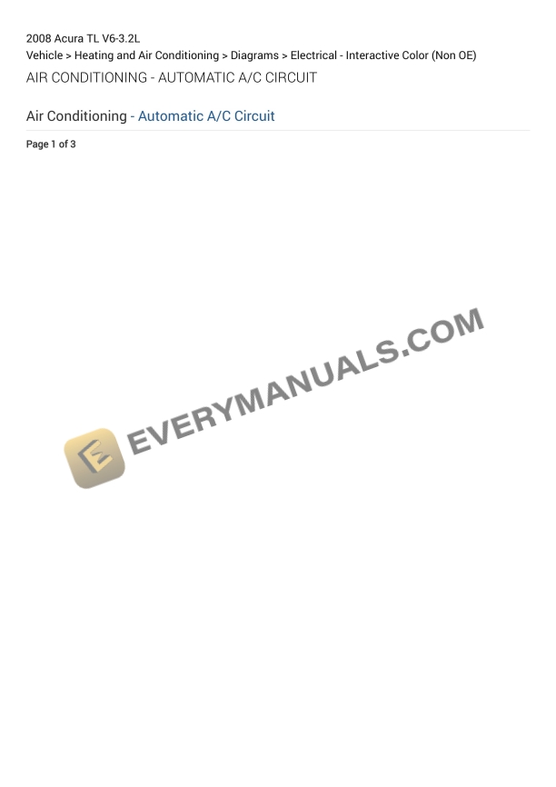 acura tl 2008 electrical diagrams v6 32l 1