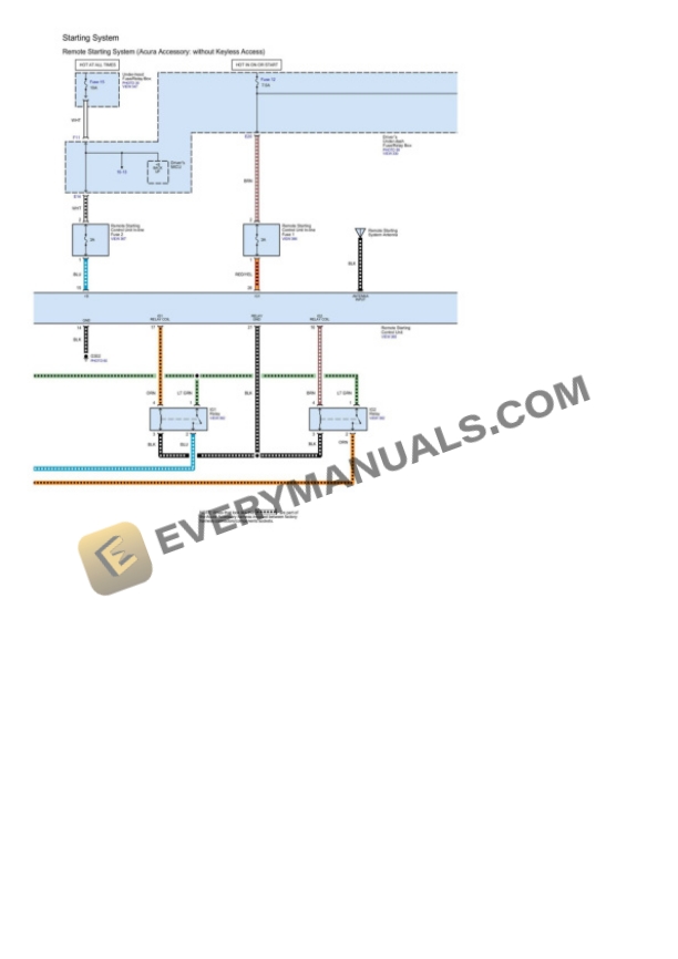 Acura TL AWD 2009 Electrical Diagrams V6-3.7L-3