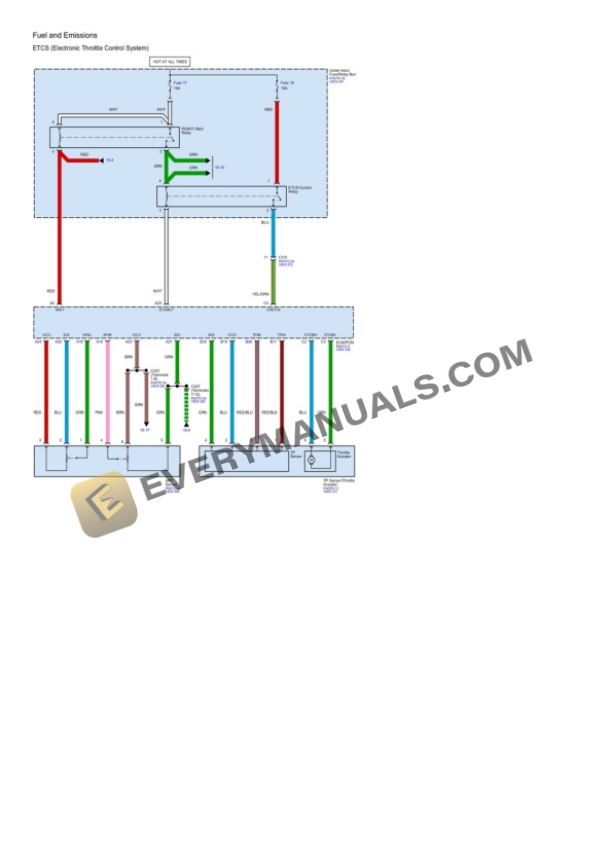 Acura TL FWD 2009 Electrical Diagrams V6-3.5L-4