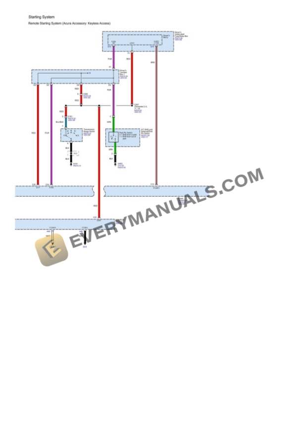 Acura TL FWD 2013 Electrical Diagrams V6-3.5L (J35Z6)-4