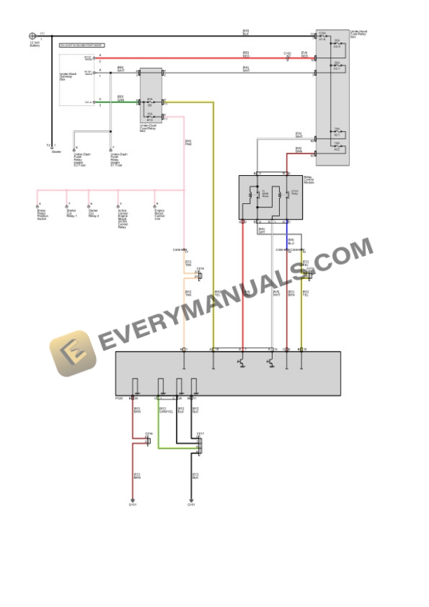 Acura TLX FWD 2015 Electrical Diagrams V6-3.5L (J35Y6)-5