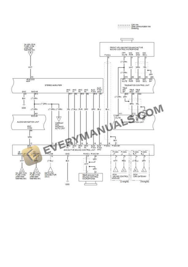 Acura TLX FWD 2019 Electrical Diagrams V6-3.5L (J35Y6) 4 Acura TLX FWD 2019 Electrical Diagrams V6-3.5L (J35Y6) - Image 2