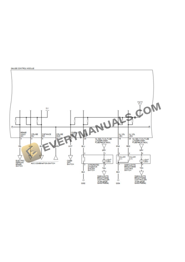 Acura TLX FWD 2019 Electrical Diagrams V6-3.5L (J35Y6) 7 Acura TLX FWD 2019 Electrical Diagrams V6-3.5L (J35Y6) - Image 5