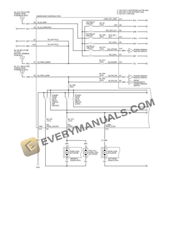 Acura TLX FWD 2023 Electrical Diagrams L4-2.0L Turbo (K20C6)-4