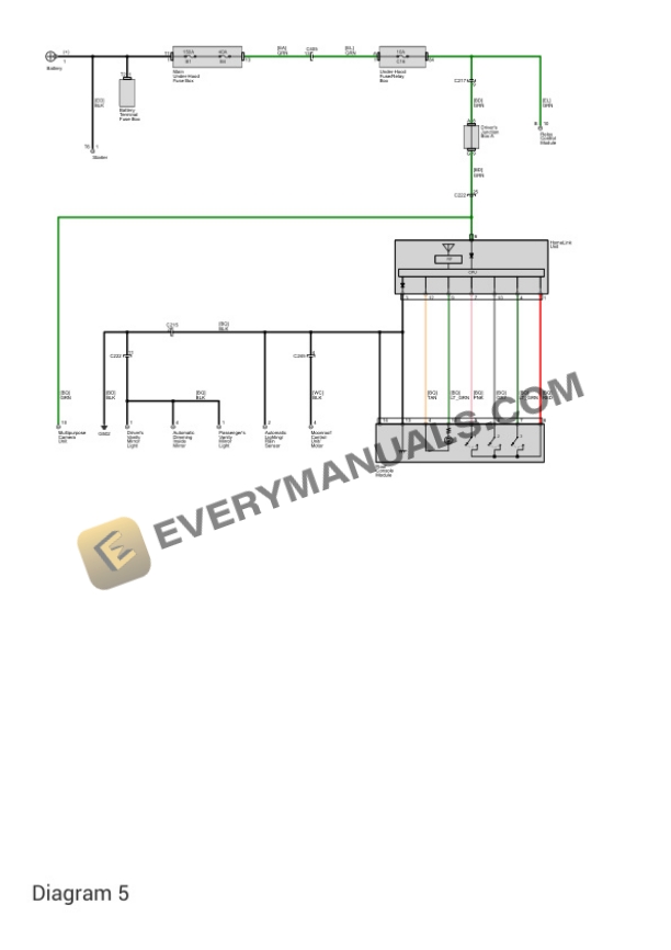 Acura Truck MDX AWD 2017 Electrical Diagrams V6-3.5L (J35Y5) 5 Acura Truck MDX AWD 2017 Electrical Diagrams V6-3.5L (J35Y5) - Image 3