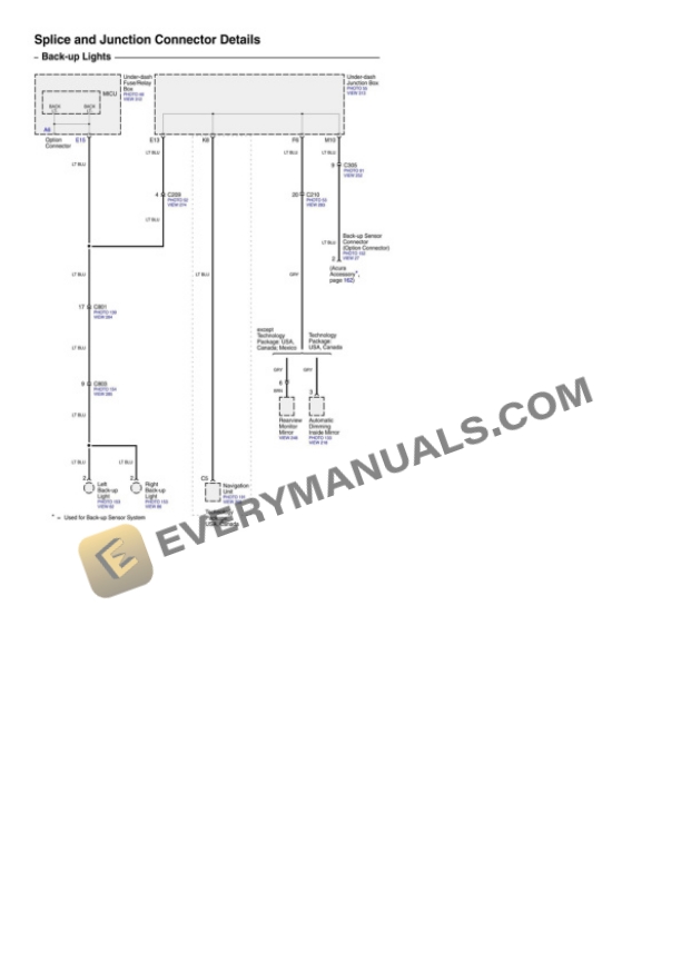 Acura Truck RDX AWD 2010 Electrical Diagrams L4-2.3L Turbo 4 Acura Truck RDX AWD 2010 Electrical Diagrams L4-2.3L Turbo - Image 2