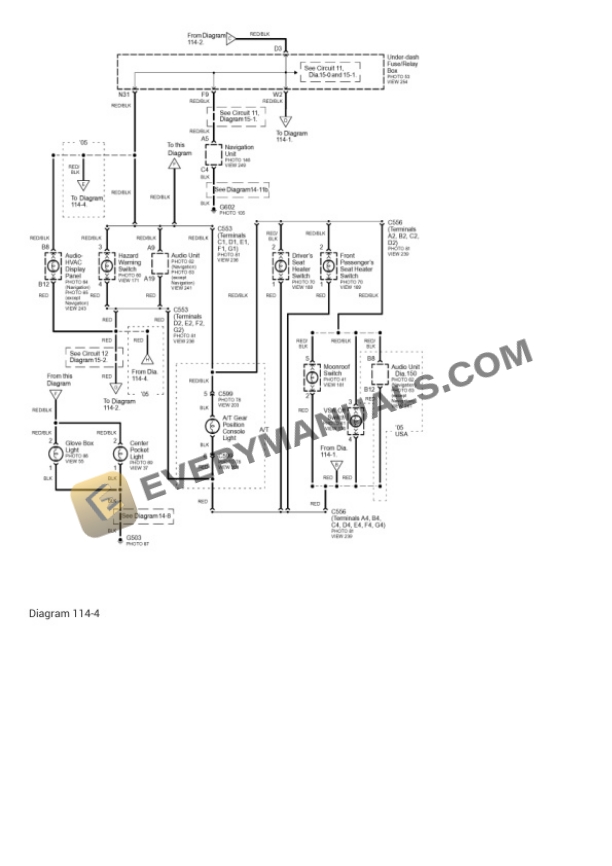 Acura TSX 2005 Electrical Diagrams L4-2.4L-5