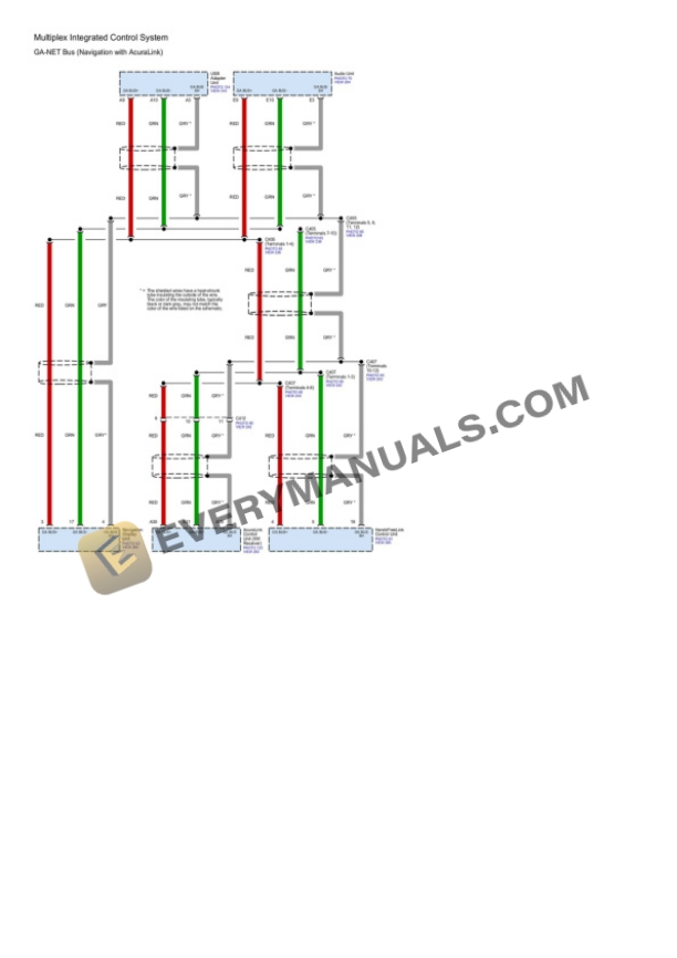 Acura TSX 2010 Electrical Diagrams V6-3.5L-5