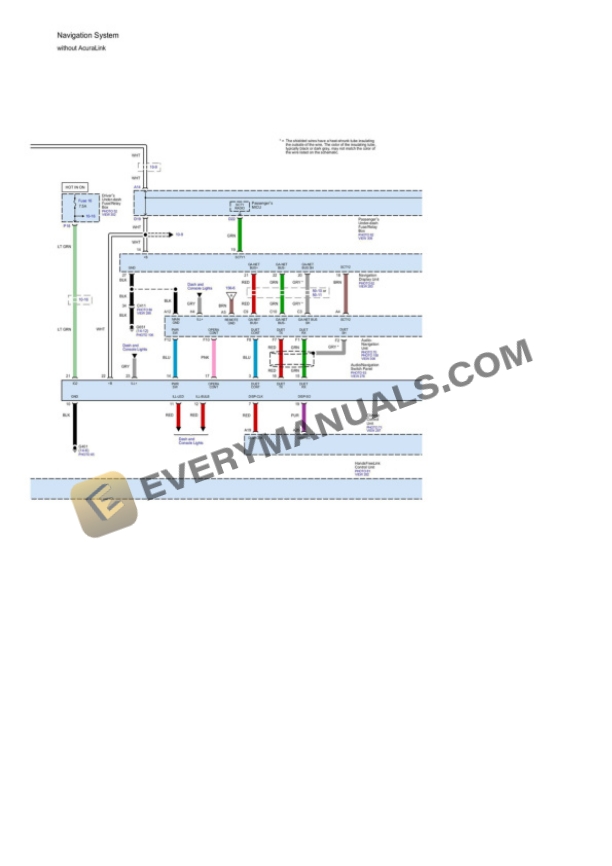 Acura TSX Sedan 2011 Electrical Diagrams V6-3.5L-3