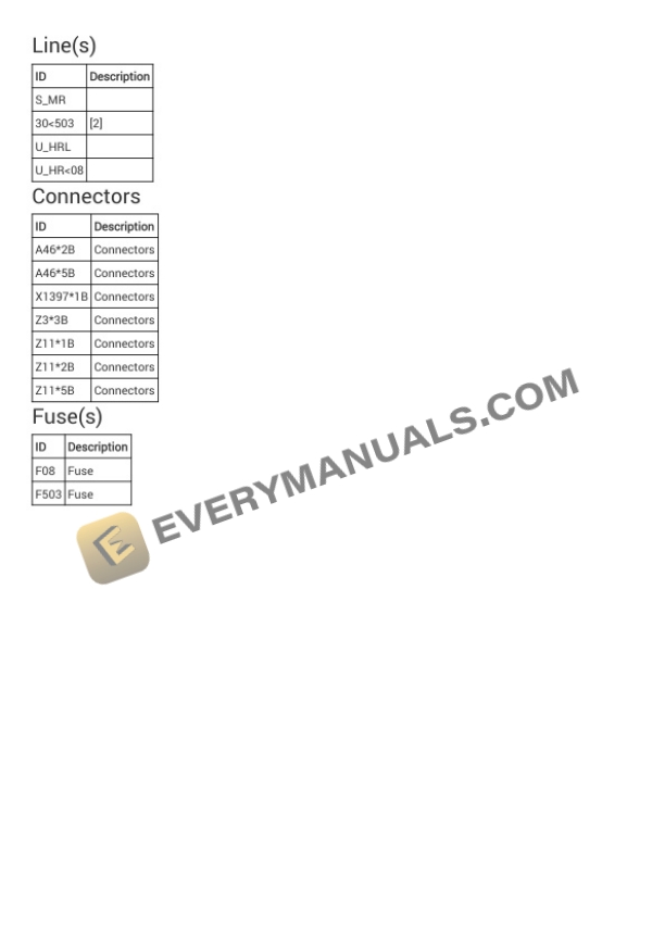 BMW 330i xDrive Sedan AWD (F30) 2018 Electrical Diagrams L4-2.0L Turbo (B46M) 4 BMW 330i xDrive Sedan AWD (F30) 2018 Electrical Diagrams L4-2.0L Turbo (B46M) - Image 2