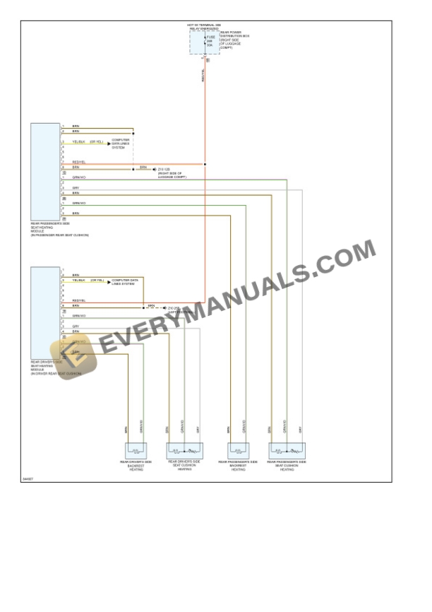 BMW 430i xDrive Gran Coupe (G26) 2023 Electrical Diagrams L4-2.0L Turbo (B46D) 6 BMW 430i xDrive Gran Coupe (G26) 2023 Electrical Diagrams L4-2.0L Turbo (B46D) - Image 4