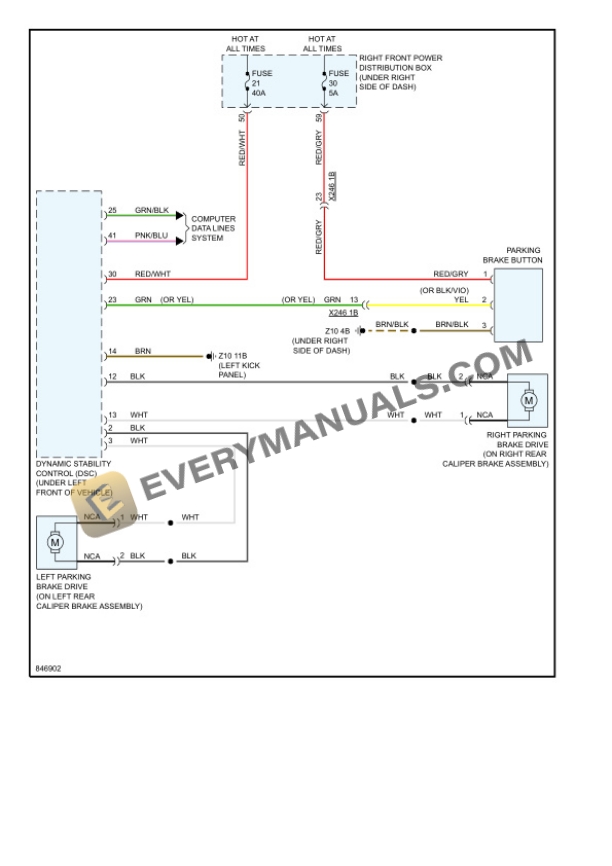BMW 530i xDrive Sedan (G30) 2023 Electrical Diagrams L4-2.0L Turbo (B46D) 6 BMW 530i xDrive Sedan (G30) 2023 Electrical Diagrams L4-2.0L Turbo (B46D) - Image 4