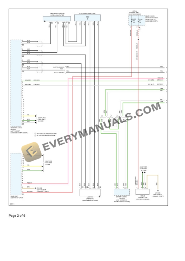 BMW M240i xDrive Coupe (G42) 2022 Electrical Diagrams L6-3.0L Turbo (B58D) 7 BMW M240i xDrive Coupe (G42) 2022 Electrical Diagrams L6-3.0L Turbo (B58D) - Image 5