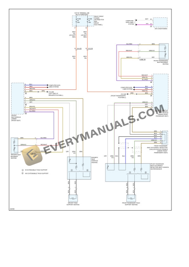 BMW M3 Competition Sedan (G80) 2023 Electrical Diagrams L6-3.0L Turbo (S58T) 5 BMW M3 Competition Sedan (G80) 2023 Electrical Diagrams L6-3.0L Turbo (S58T) - Image 3