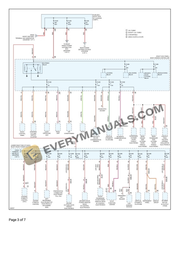 BMW M440i Gran Coupe (G26) 2023 Electrical Diagrams L6-3.0L Turbo (B58D) MHEV 5 BMW M440i Gran Coupe (G26) 2023 Electrical Diagrams L6-3.0L Turbo (B58D) MHEV - Image 3