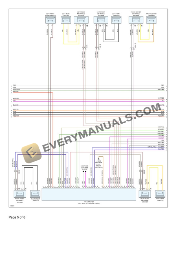 BMW X2 xDrive 28i AWD (F39) 2023 Electrical Diagrams L4-2.0L Turbo (B46D) 4 BMW X2 xDrive 28i AWD (F39) 2023 Electrical Diagrams L4-2.0L Turbo (B46D) - Image 2